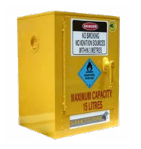 SC01543 Dangerous When Wet Storage Cabinet 15L